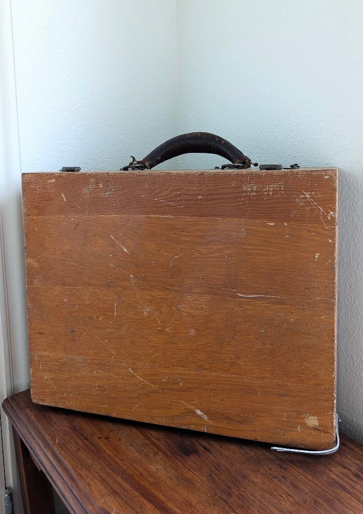 Lois Penny's Art Box with Hand Painted Canvas Color Chart