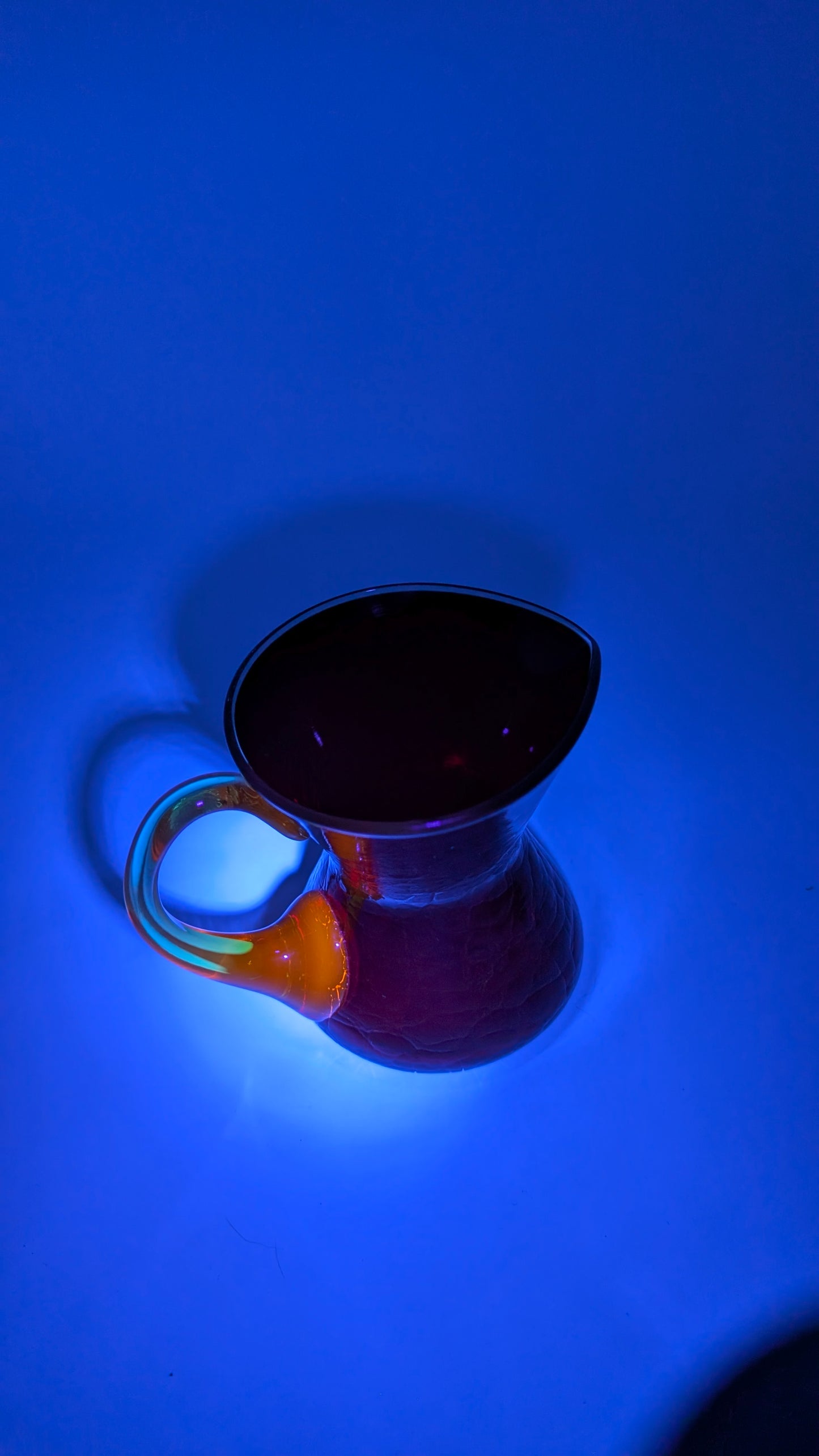 Collection of Red/ Amberina Crackle and Textured Art Glass Pitchers (set of 4)