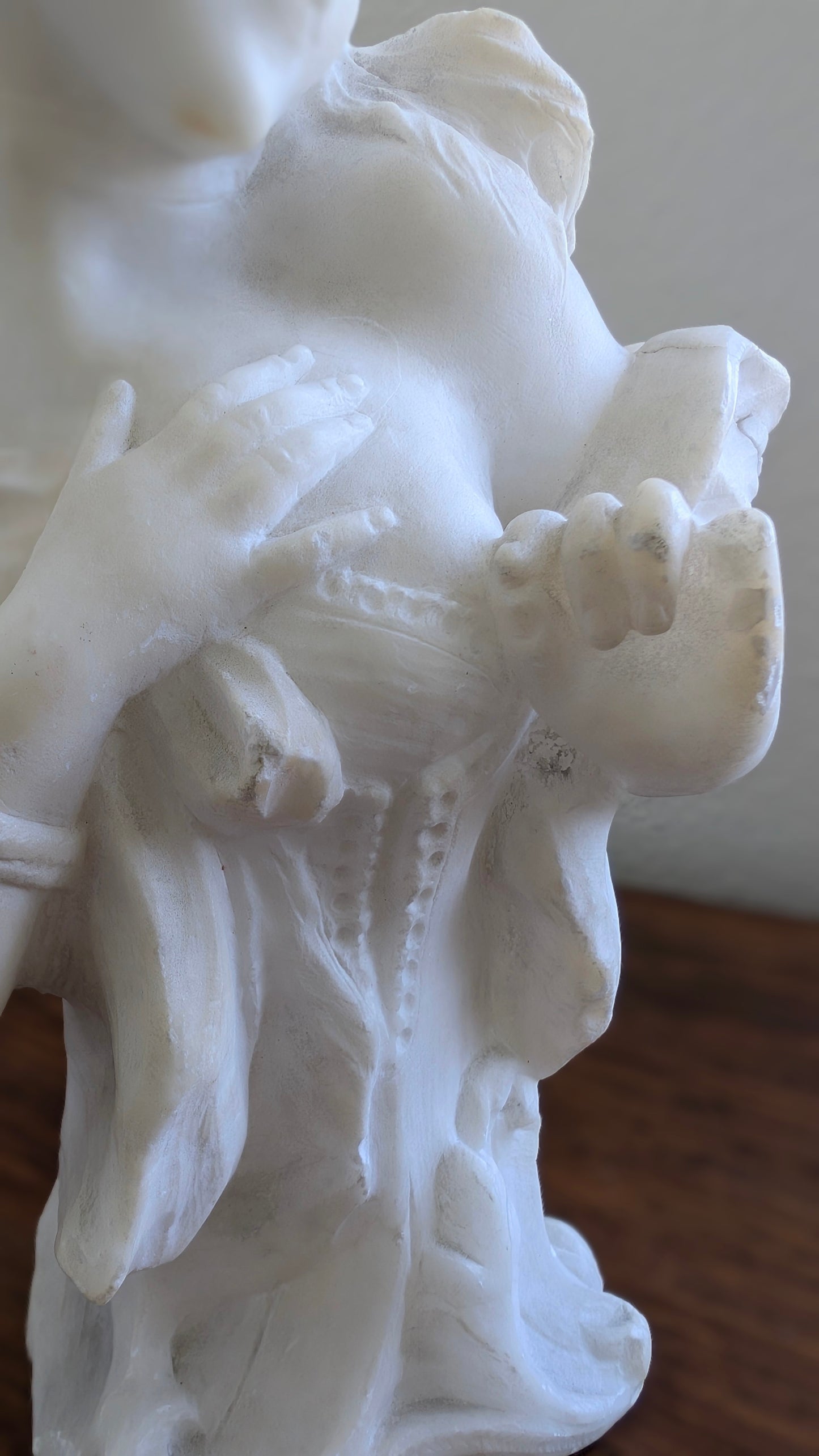 Marble Statuary of Young Woman