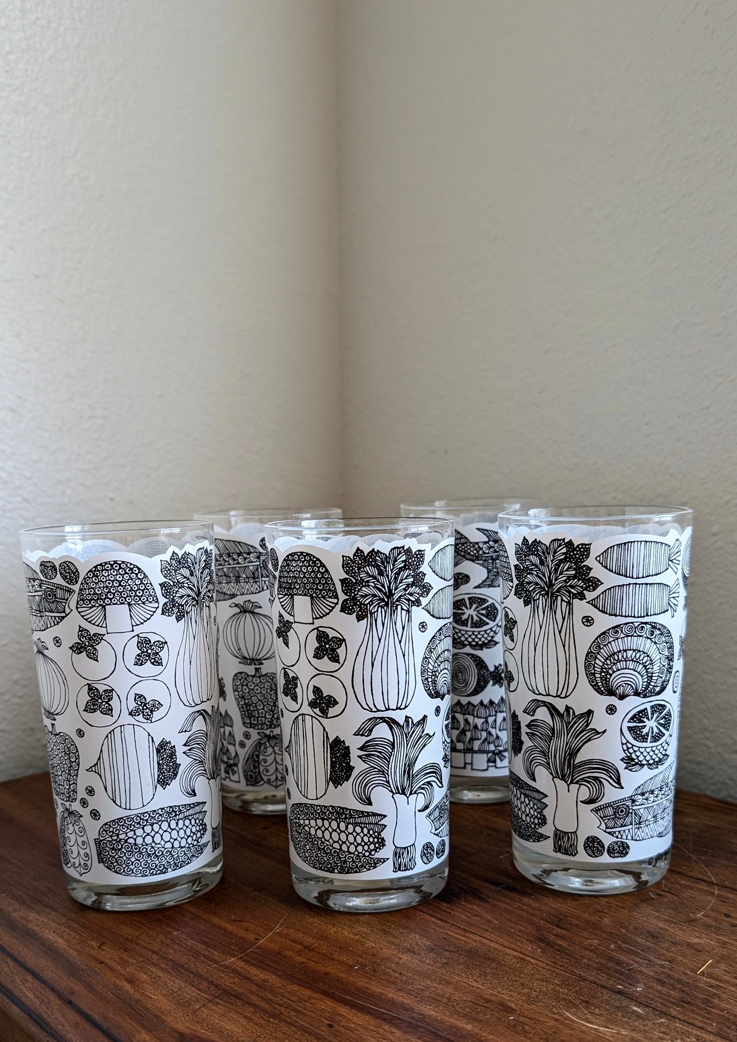 Georges Briard 'Foodie' Tumblers (set of 5)