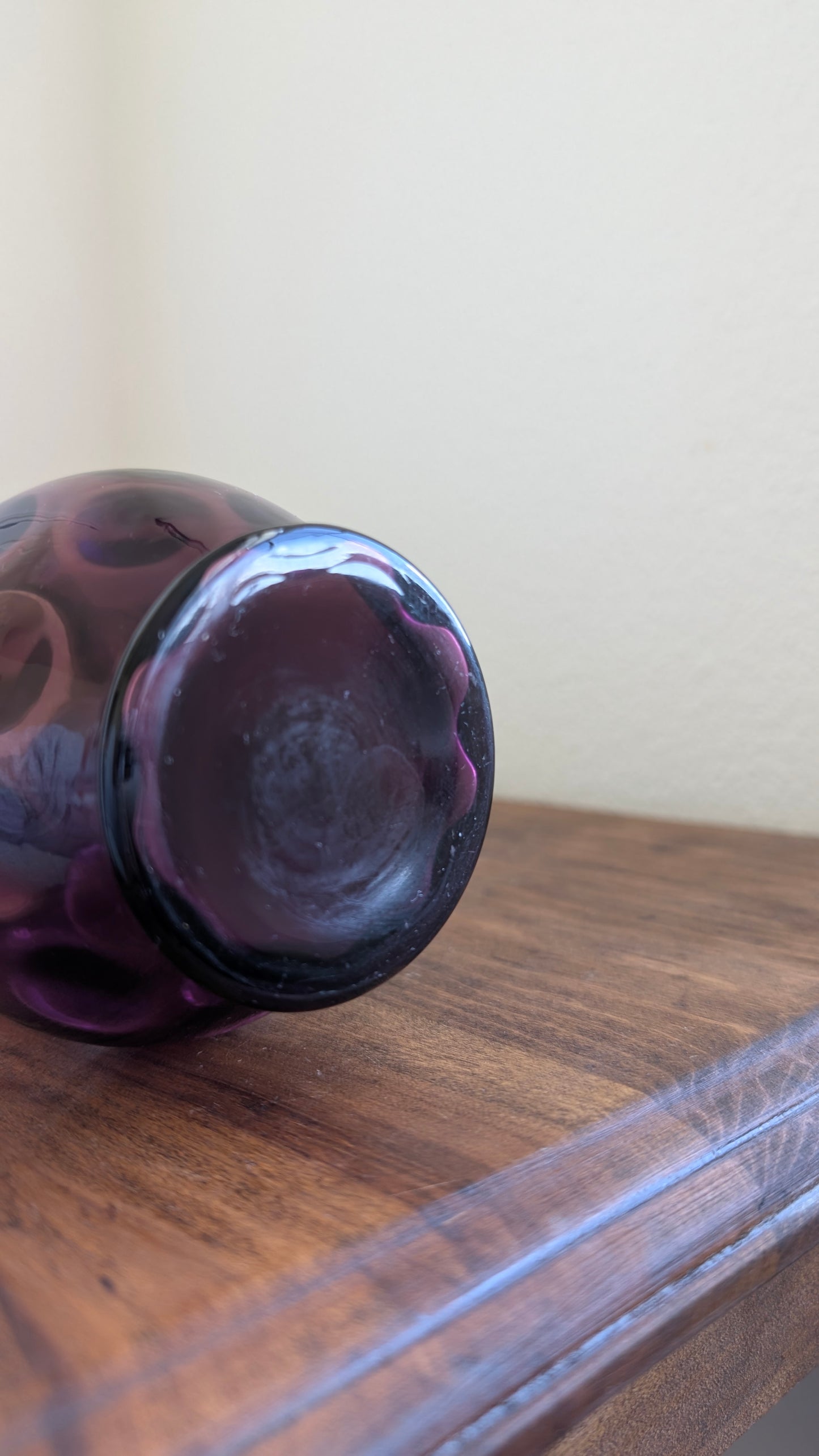 Fenton Amethyst Coin Dot Pitcher