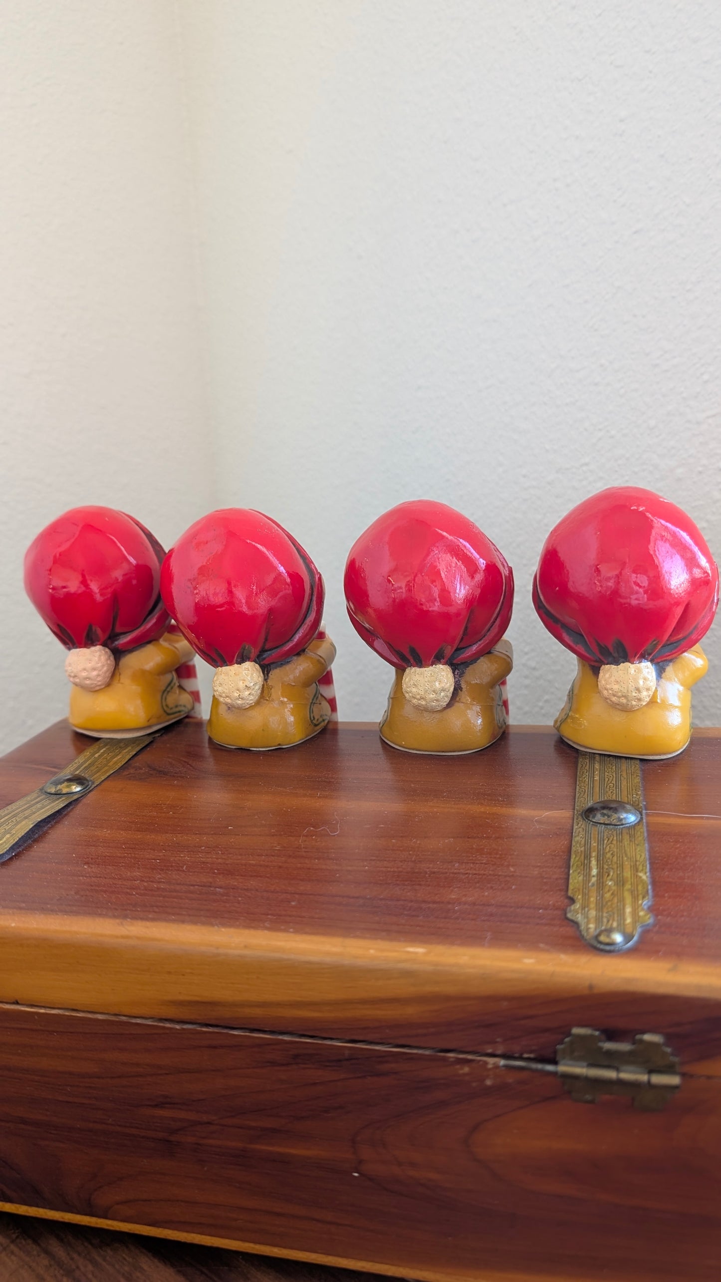 1970's Hallmark Elf Stocking Holders (set of 4)