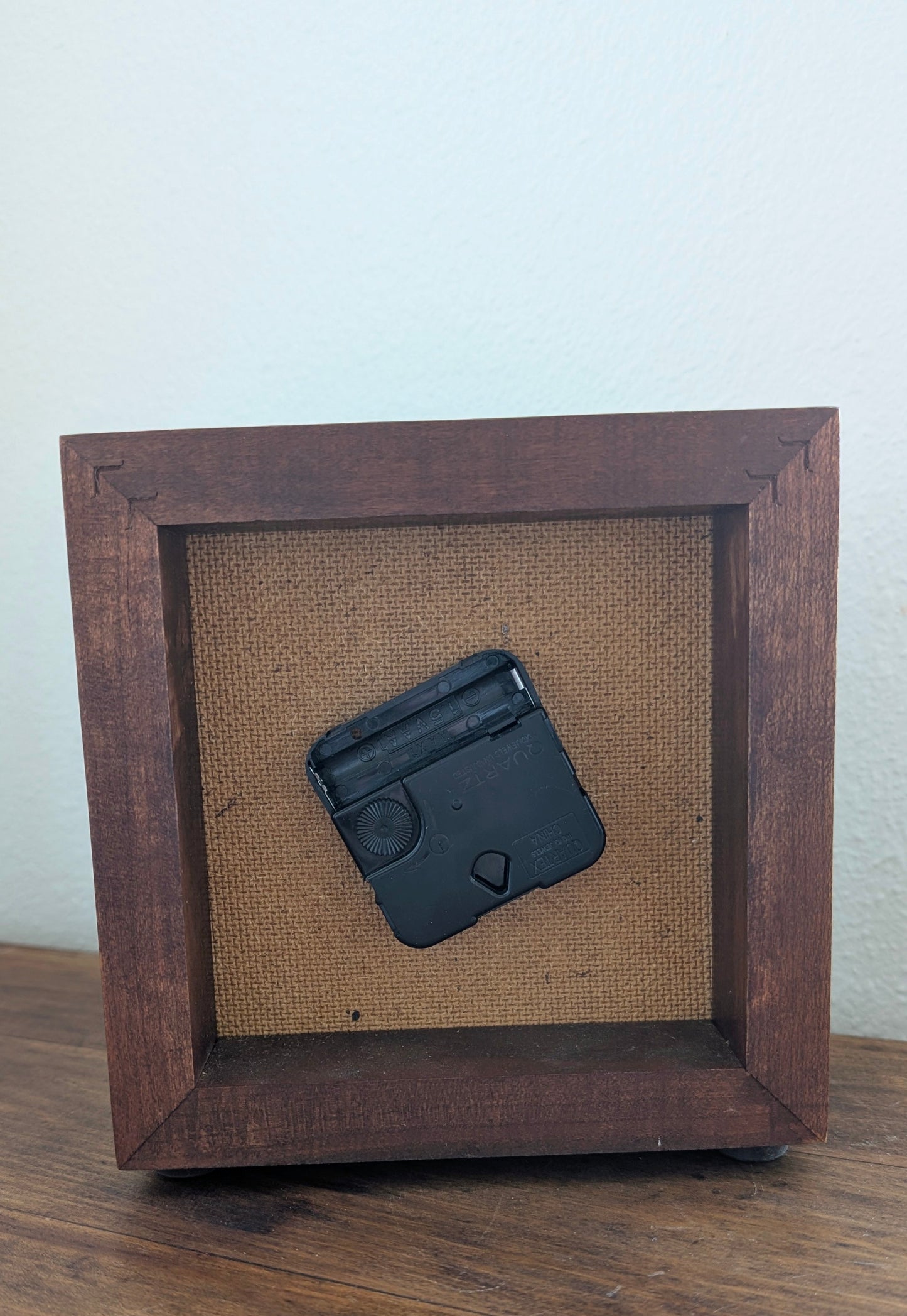 Framed Cross Stitch Clock