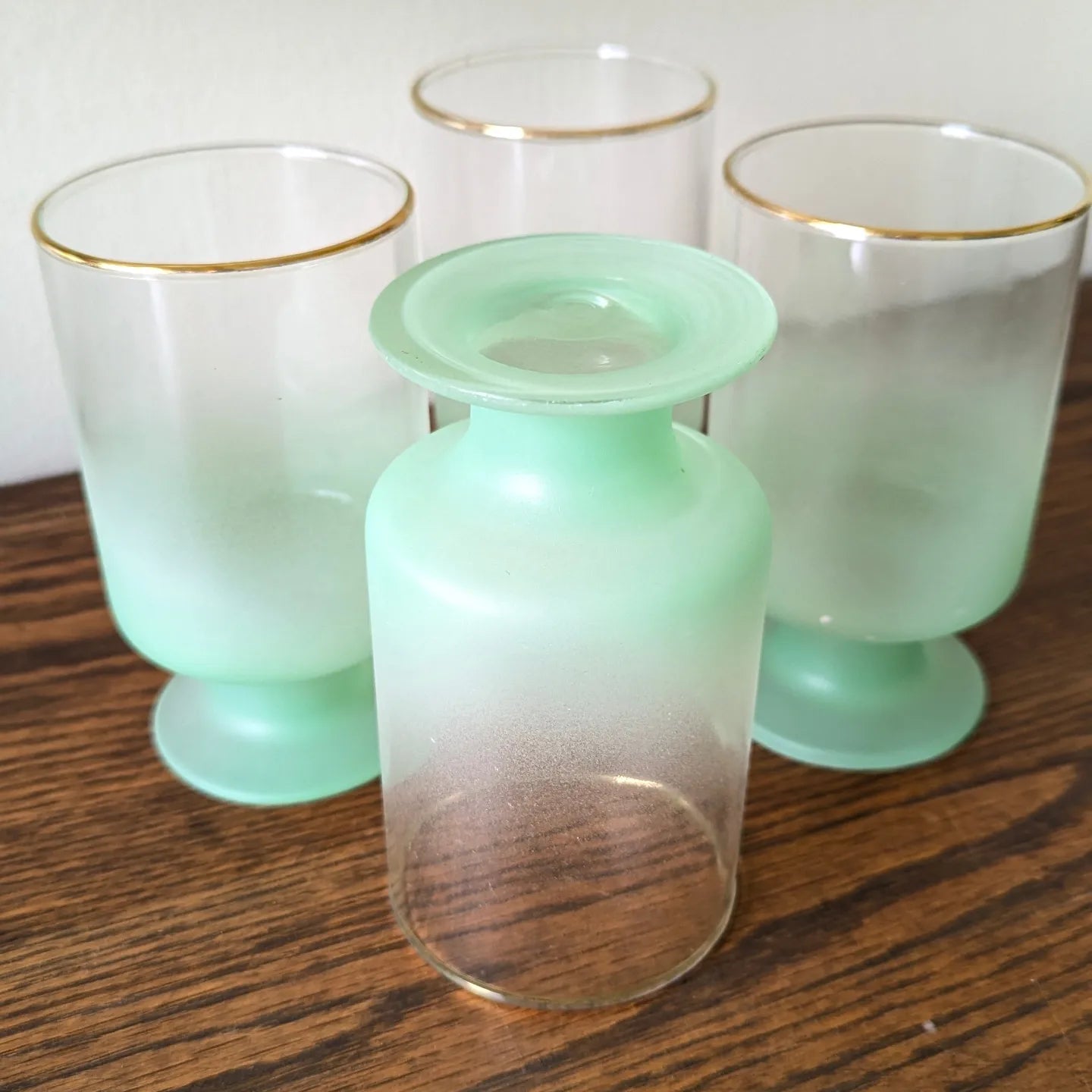 Blendo Frosted Pedestal Tumblers (set of 4)