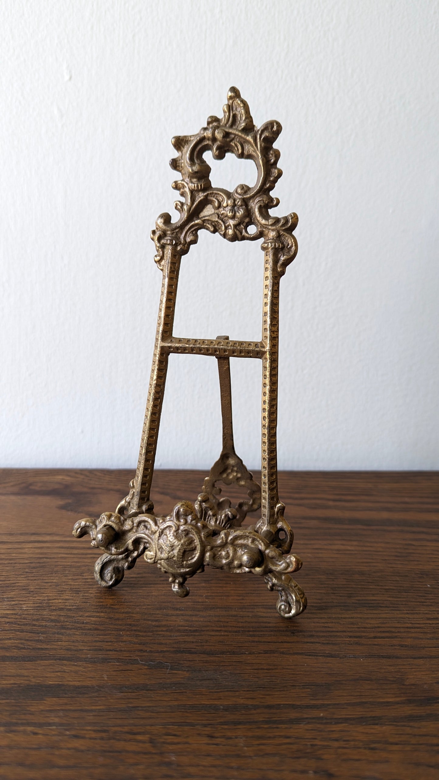 Vintage Brass Display Easel