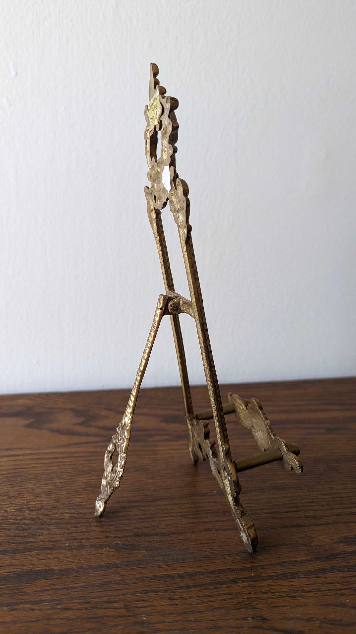 Vintage Brass Display Easel