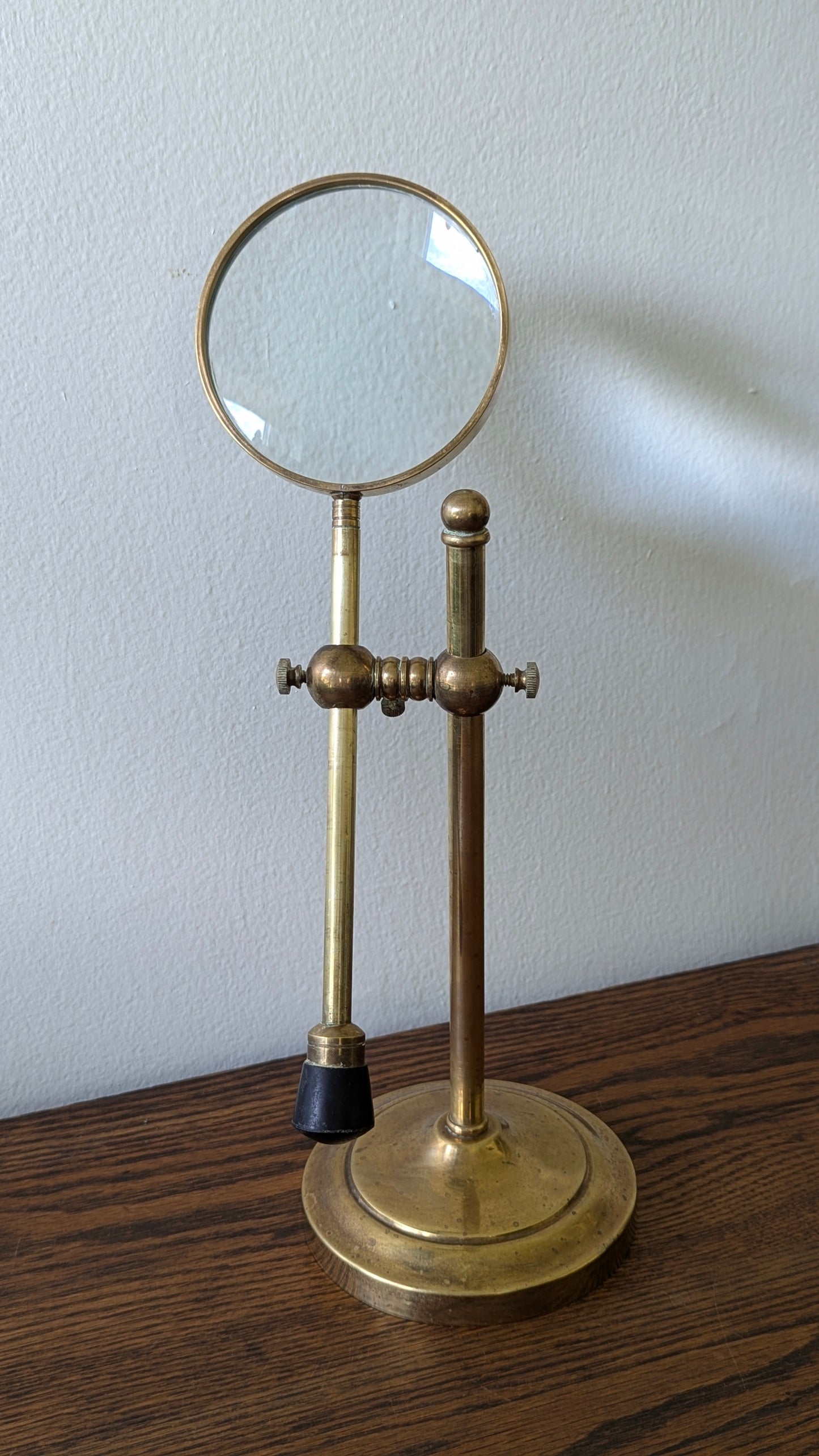 Brass Table Magnifying Glass