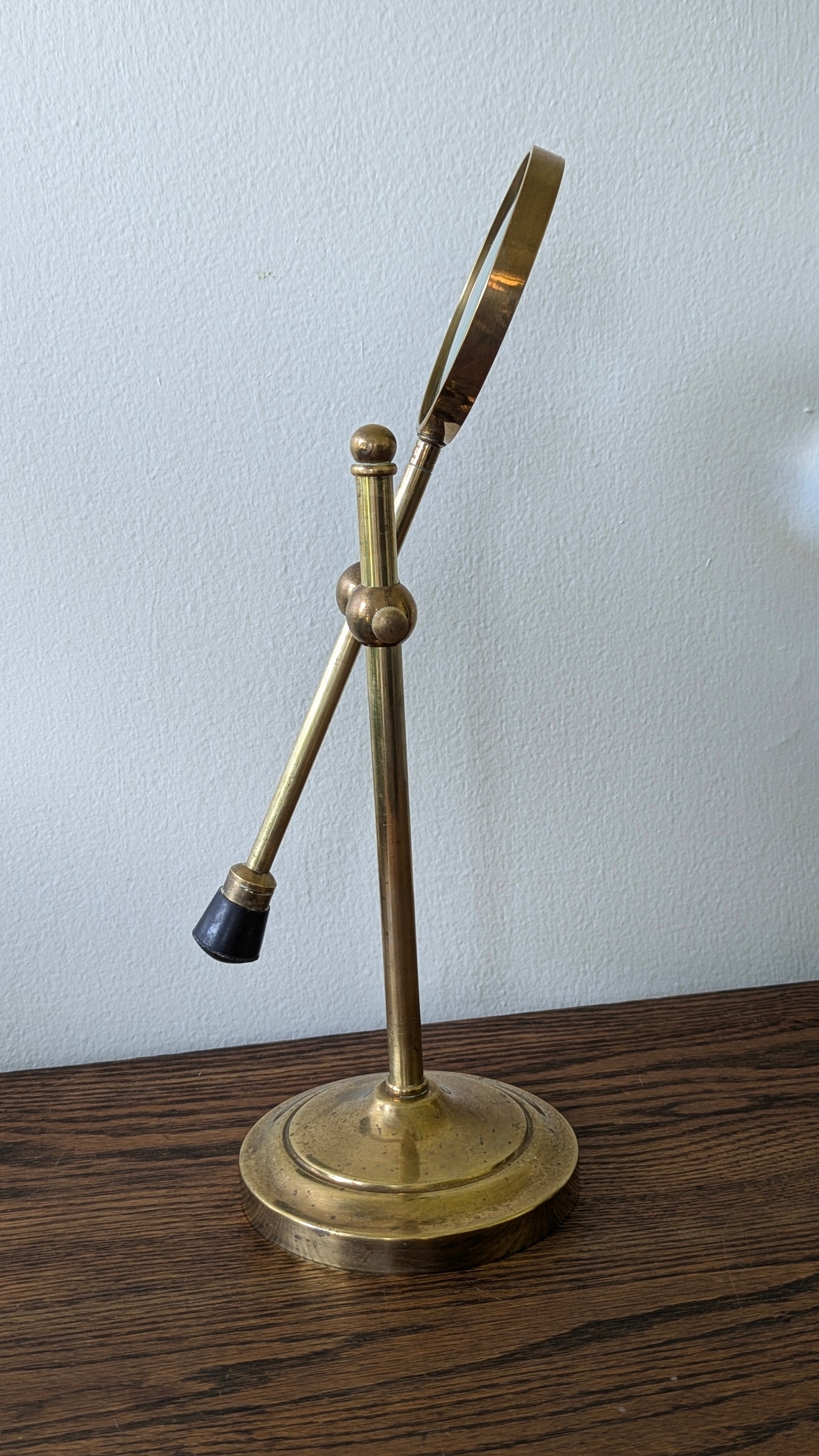 Brass Table Magnifying Glass