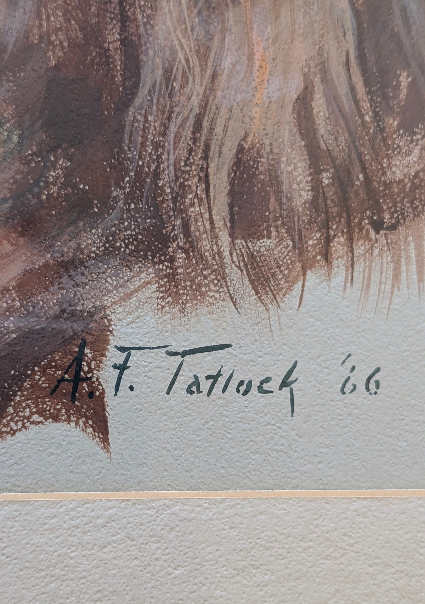 Irish Setter Painting by A.F. Tatlock 1966