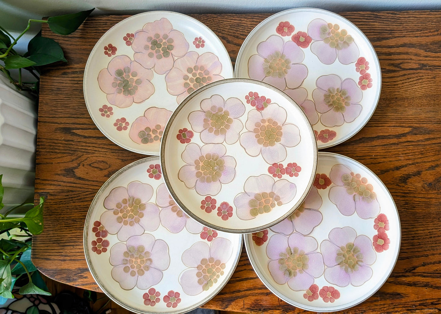 Gypsy Stoneware Dinner Plates by Denby-Langley (set of 5)