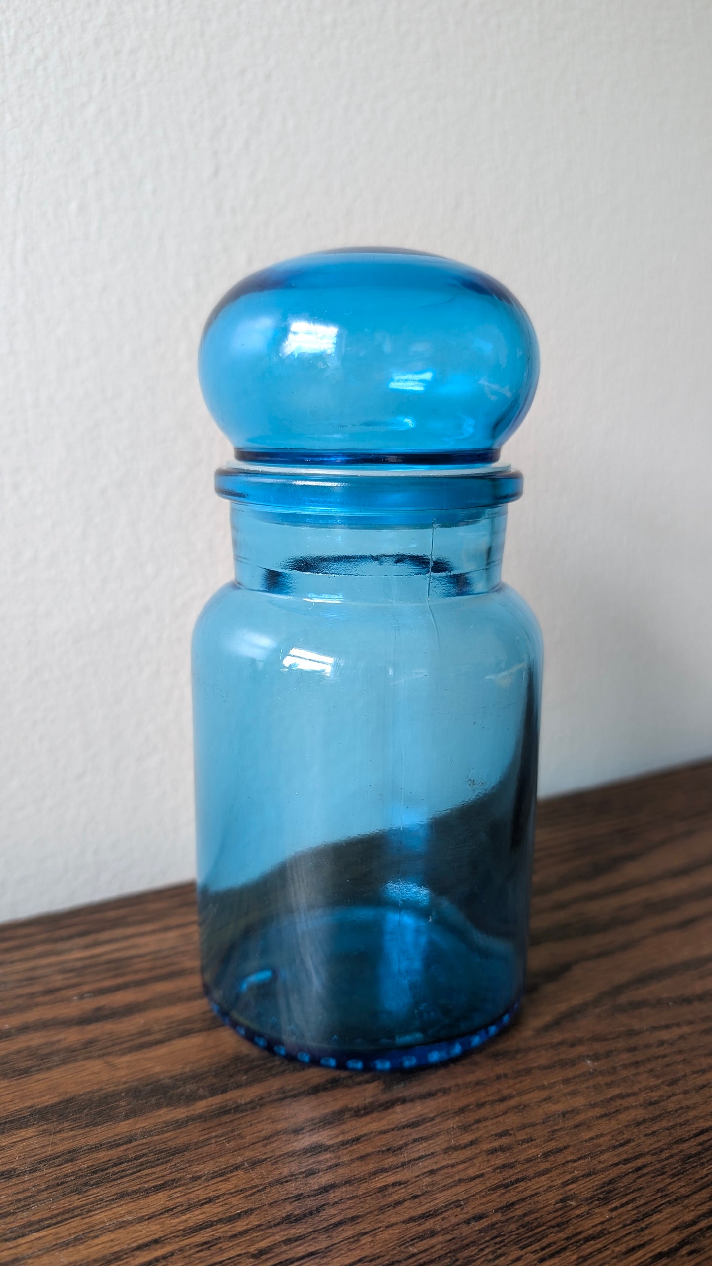 Blue Belgian Apothecary Bubble Jars (set of 5)