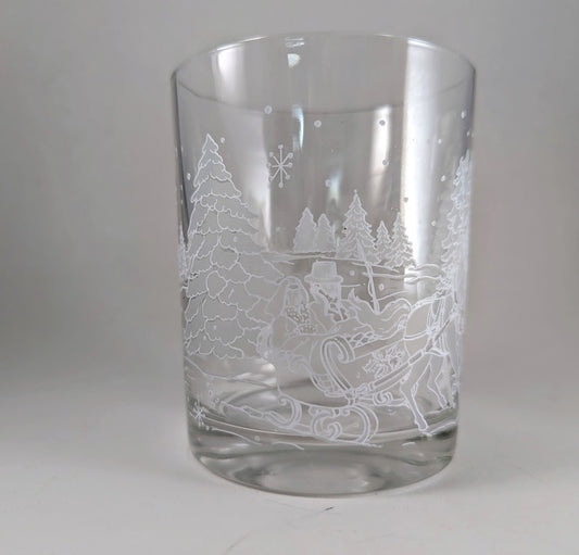 Avon Through the Woods Old Fashioned Glasses (set of 4)