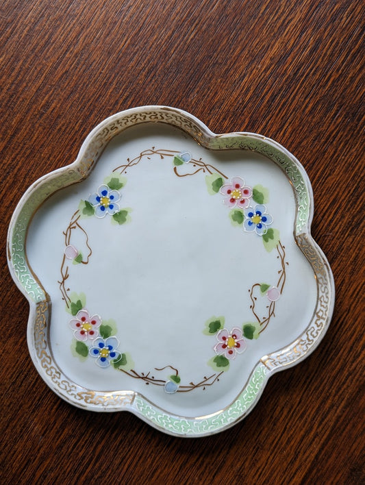 Hand painted Porcelain Trinket Dish