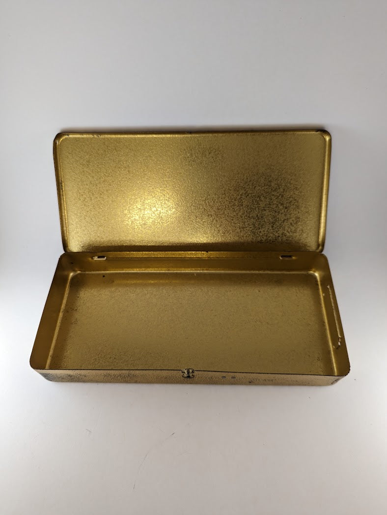 Gold flecked Safety Deposit Box from Riverhead Savings Bank