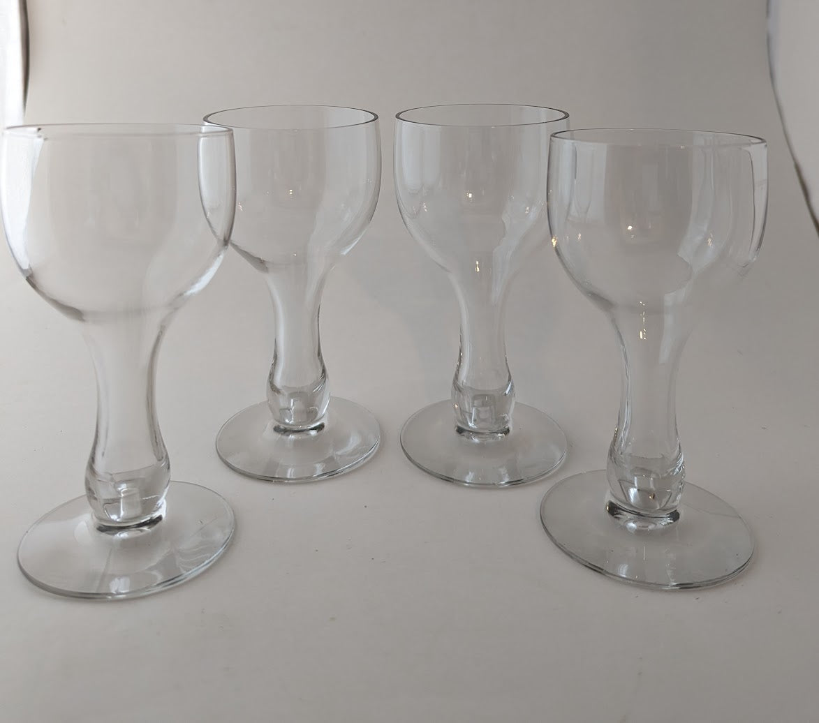 Hollow Stemmed Wine Manganese Wine Glasses (set of 4)