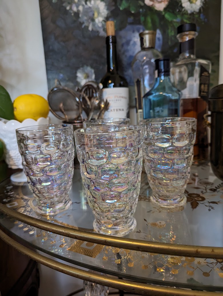 Iridescent Tumblers by Colony (set of 6)