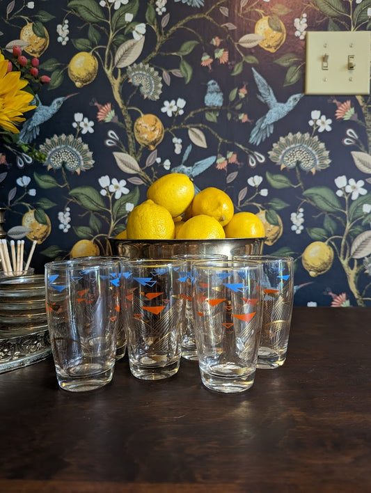 MCM Futuristic Cocktail Glasses (set of 6)