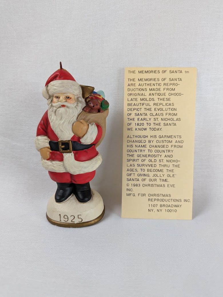 Memories of Santa 1925 Santa Figurine