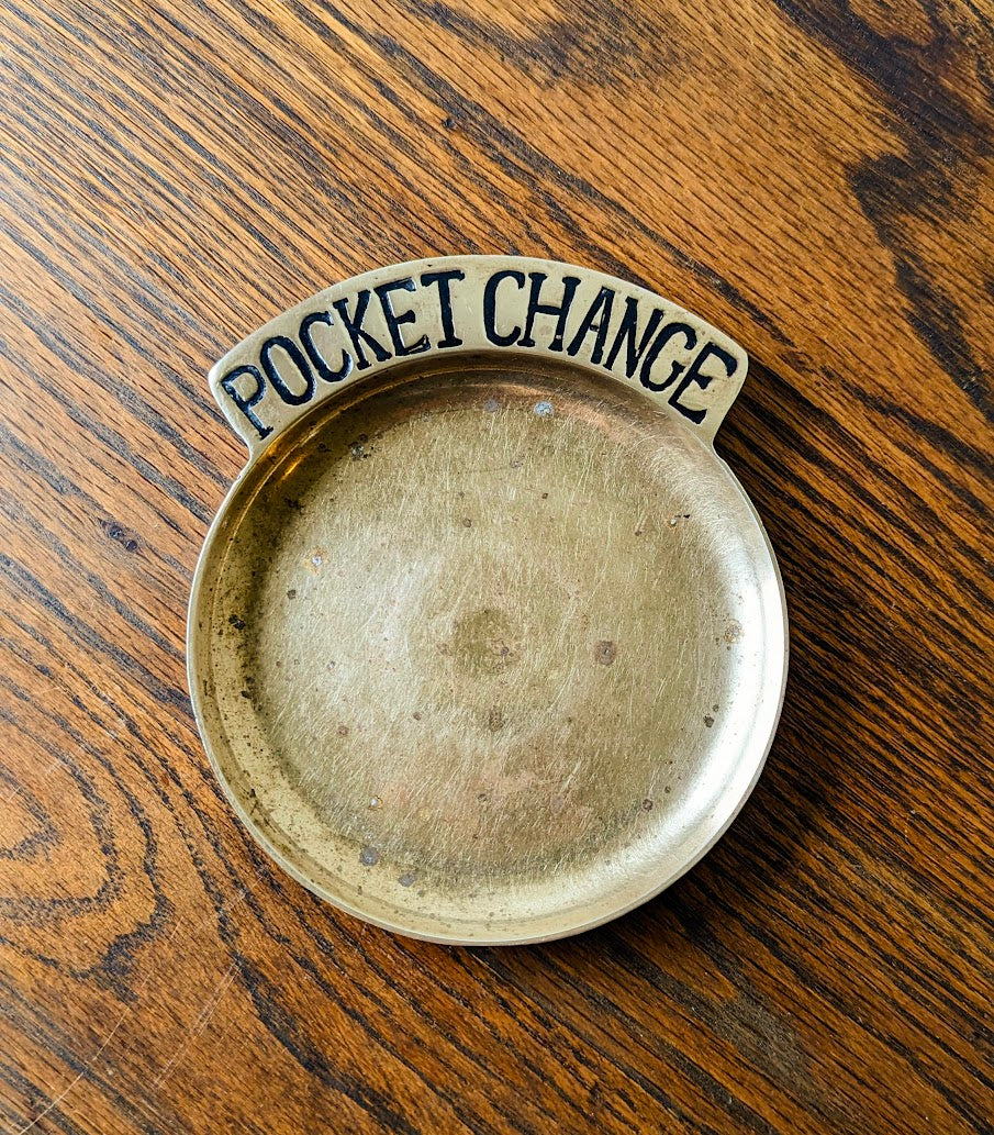 Brass Pocket Change Dish