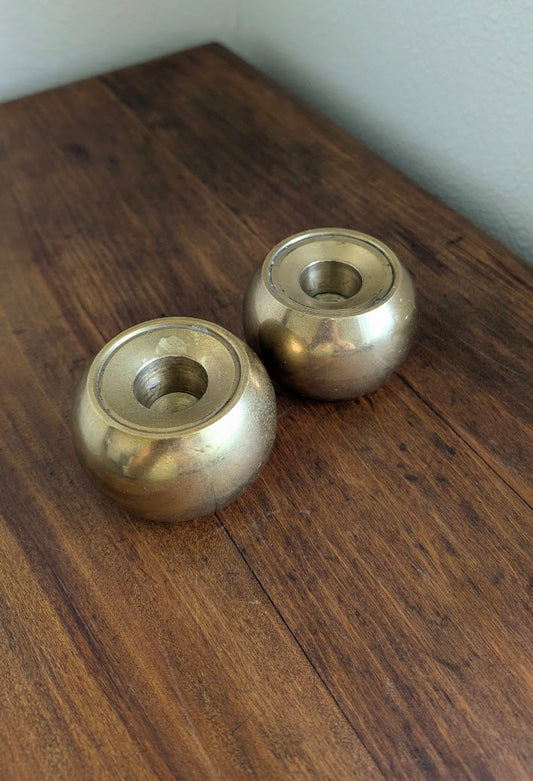 Brass Candlestick Holders (pair)