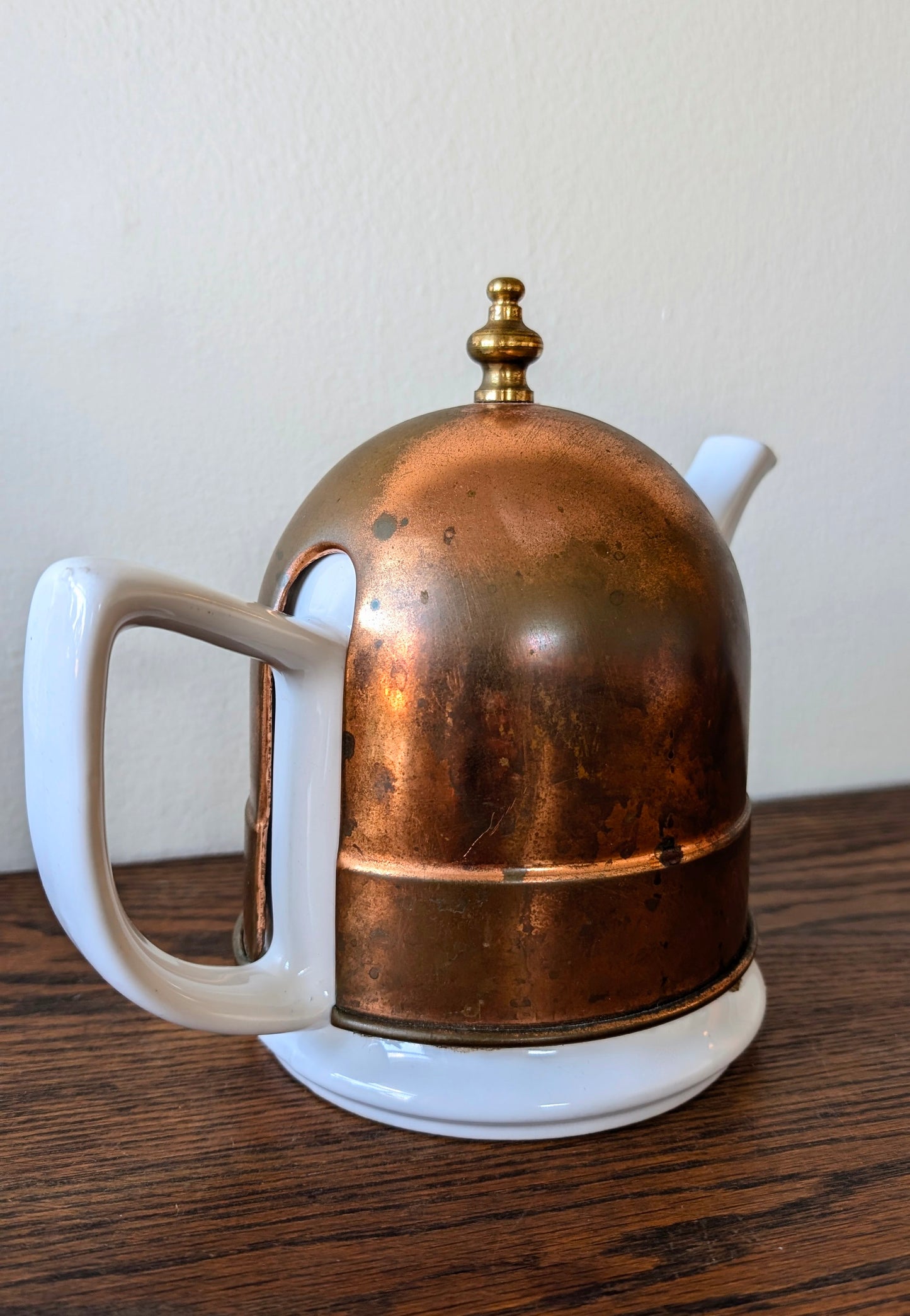 Copper insulated tea kettle