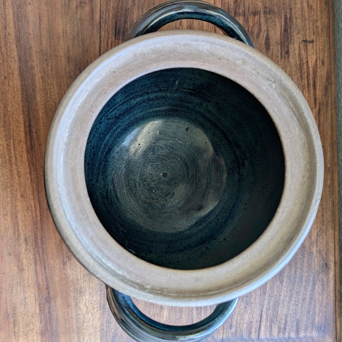 Fish Themed Pottery Garlic Keeper