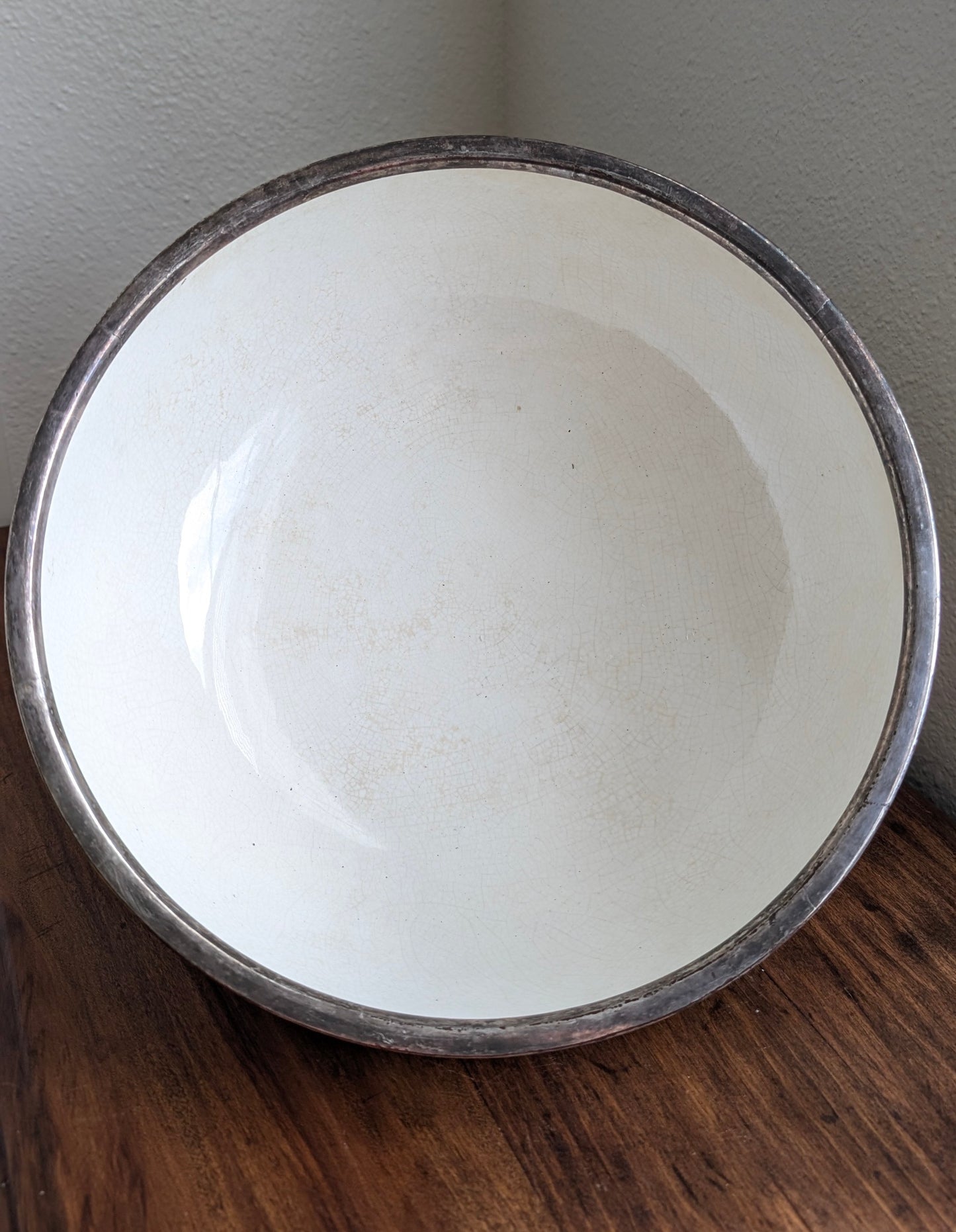 Antique 1860's Wedgwood Tomato Themed Footed Serving Bowl