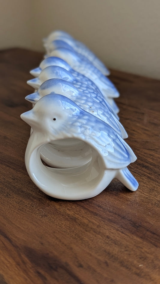 Bluebird Napkin Rings (set of 8)