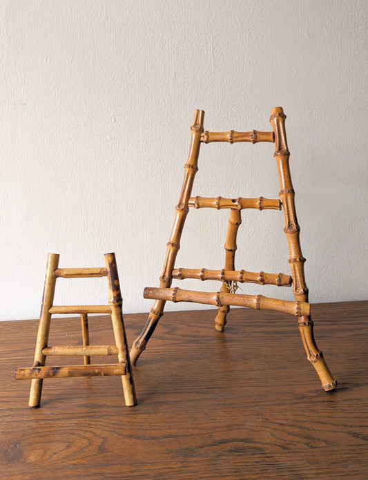 Lacquered Bamboo Easels (set of 2)