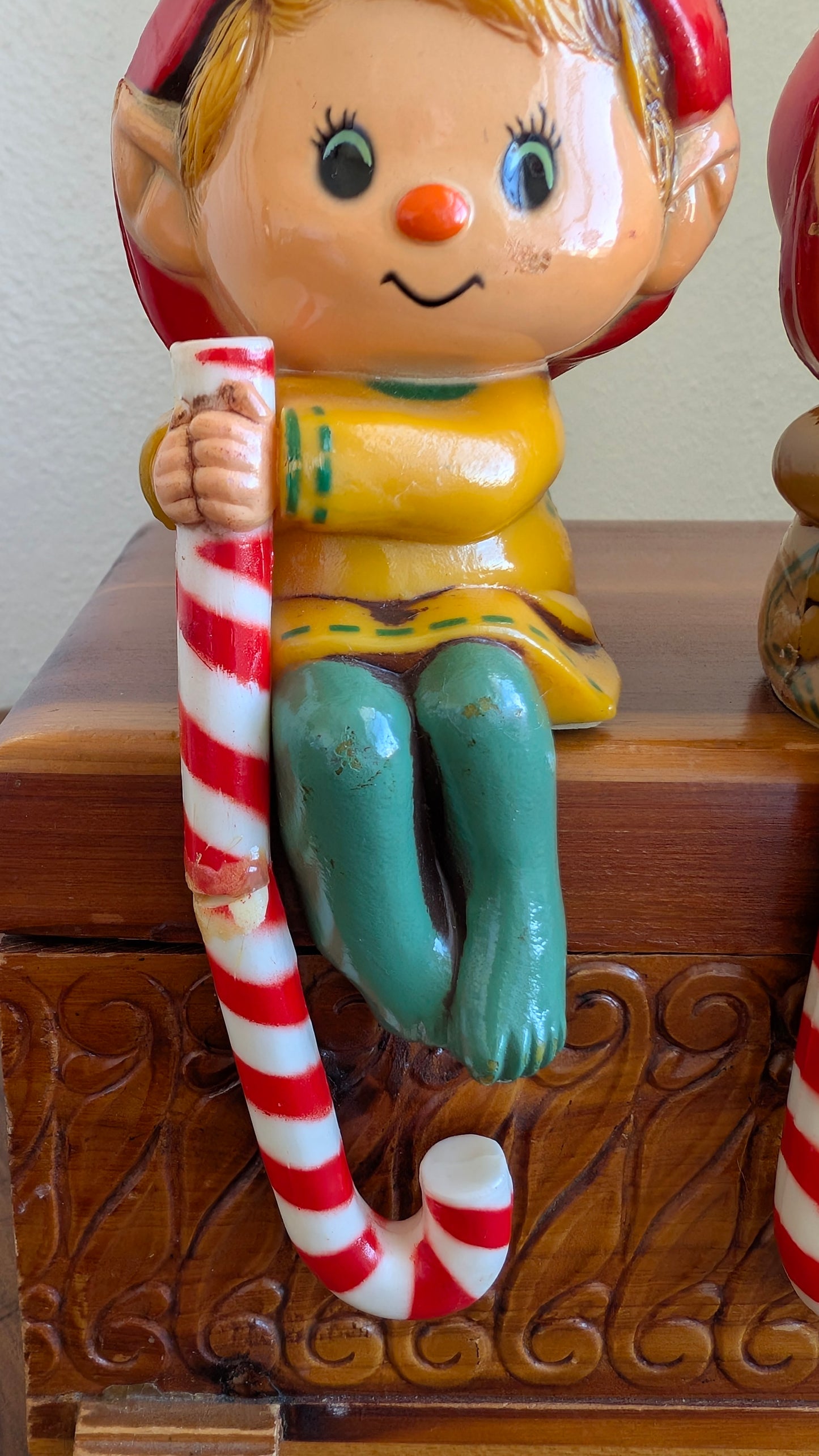 1970's Hallmark Elf Stocking Holders (set of 4)