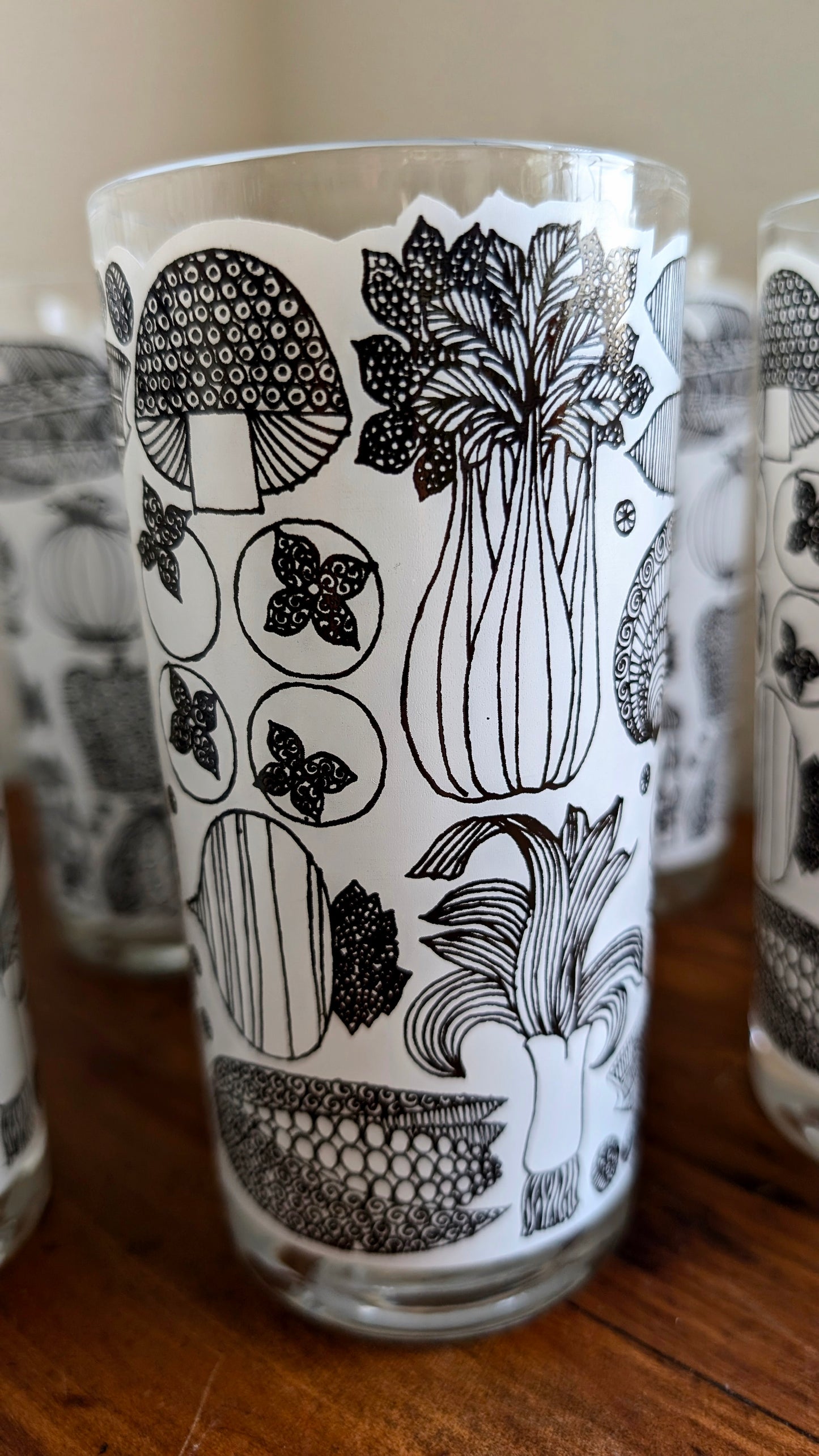 Georges Briard 'Foodie' Tumblers (set of 5)
