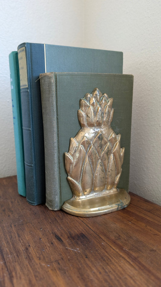 Brass Pineapple Bookends (pair)