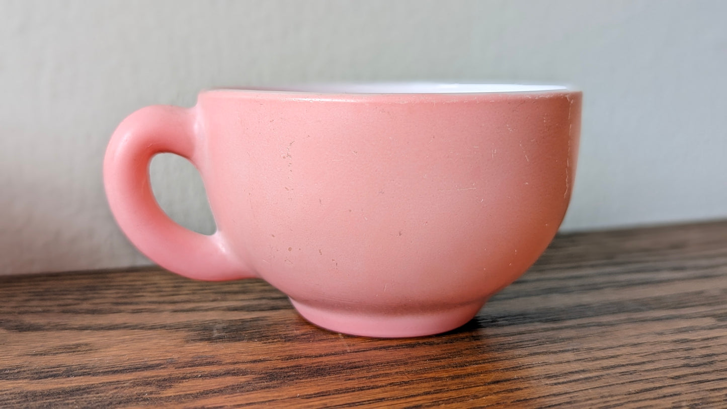 Pink Hazel Atlas TeaCups (set of two)