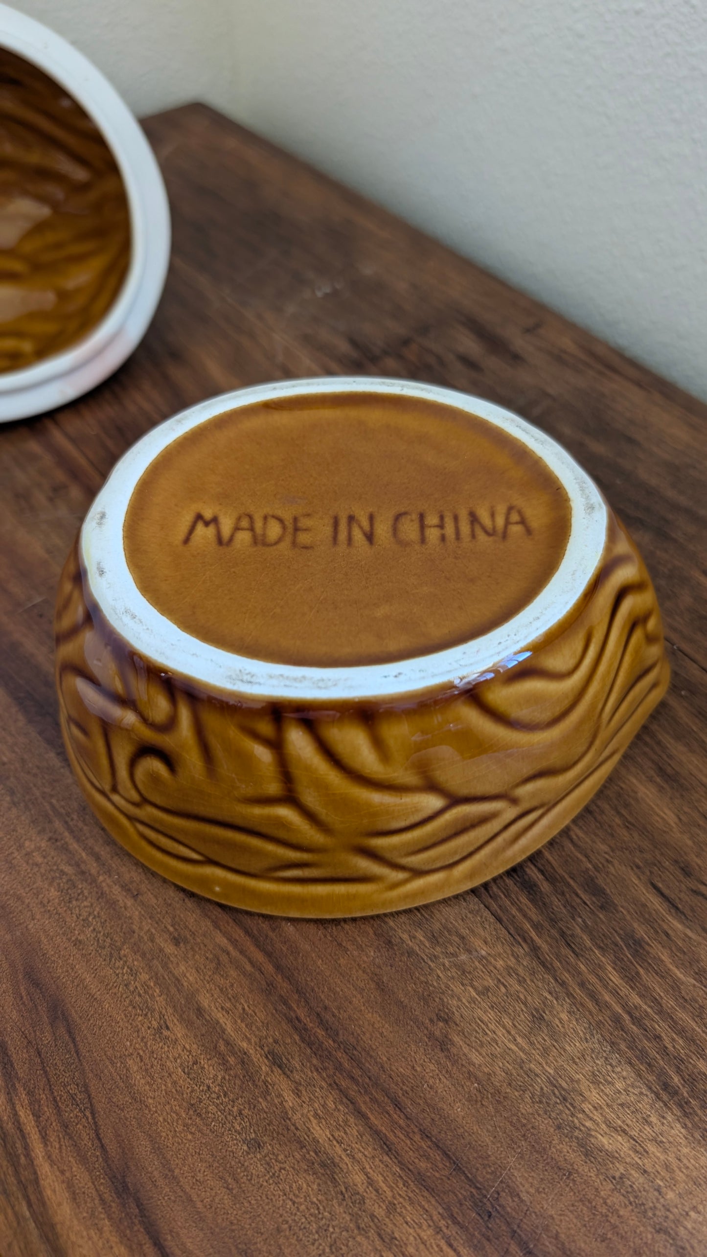 Ceramic Squirrel Nut Dish