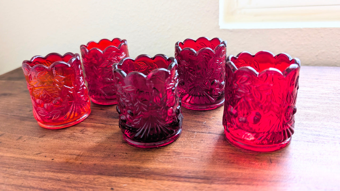 LG Wright Cherry Toothpick/Votives (set of 5)