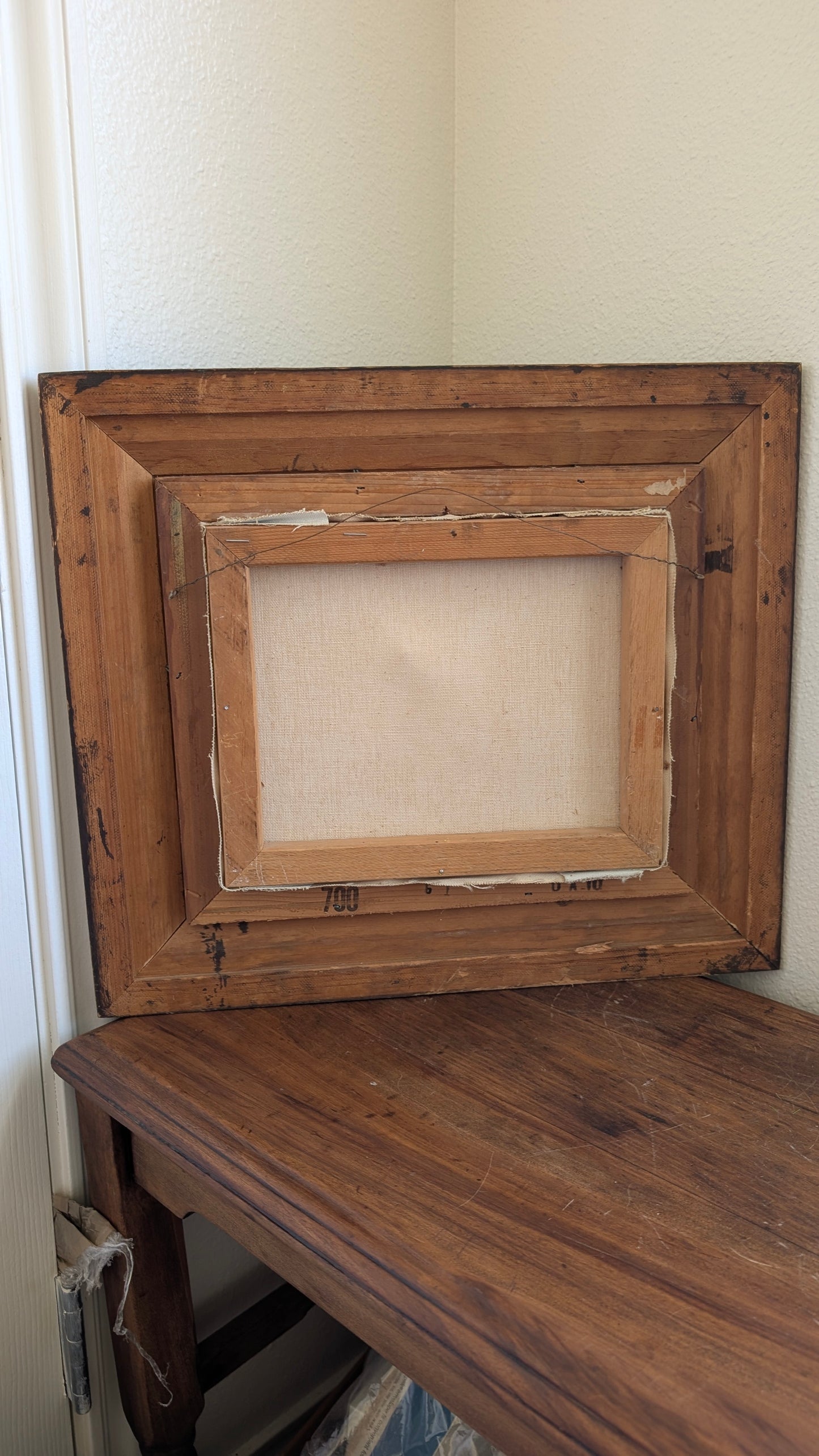 Framed Equestrian Painting