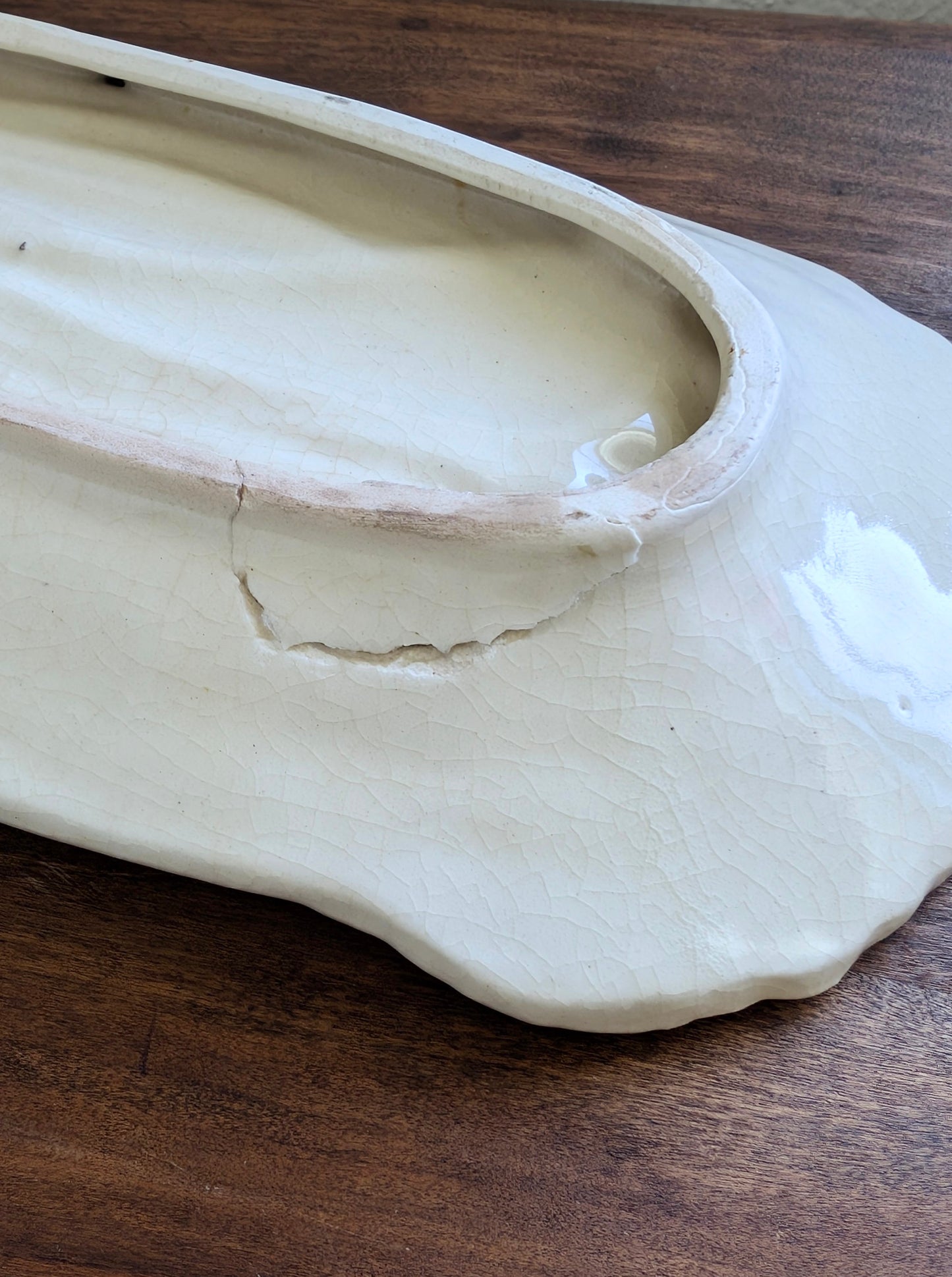 Celery Stoneware Platter and Salt Cellars (5)