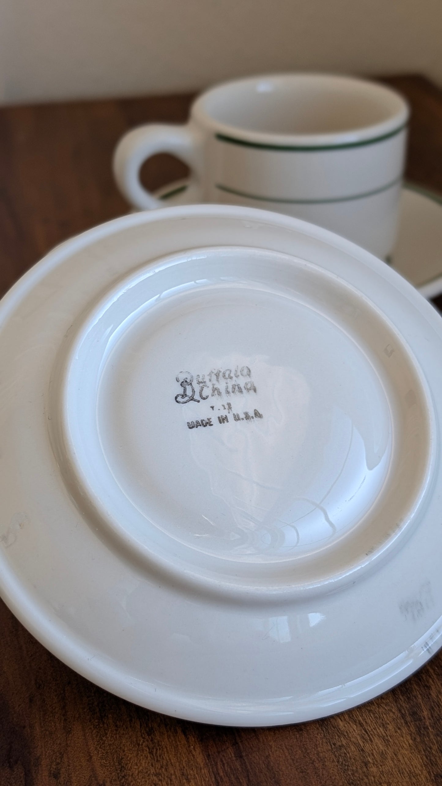 Vintage Buffalo China Coffee Cups