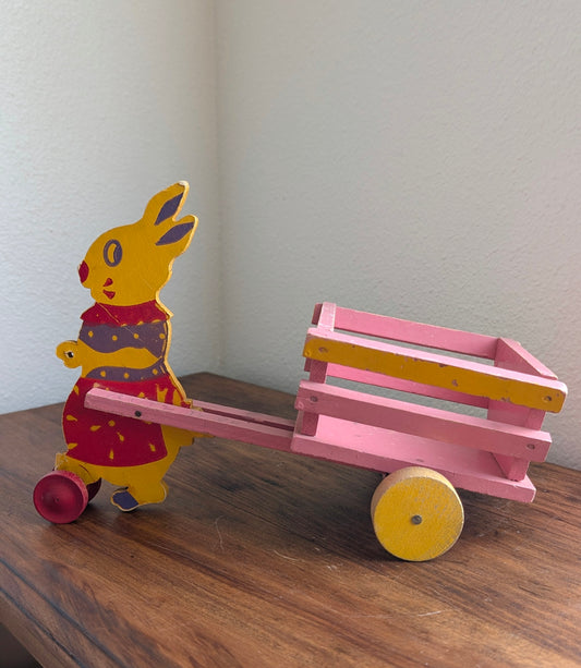 1930's Antique Easter Children's Pullcart Toy