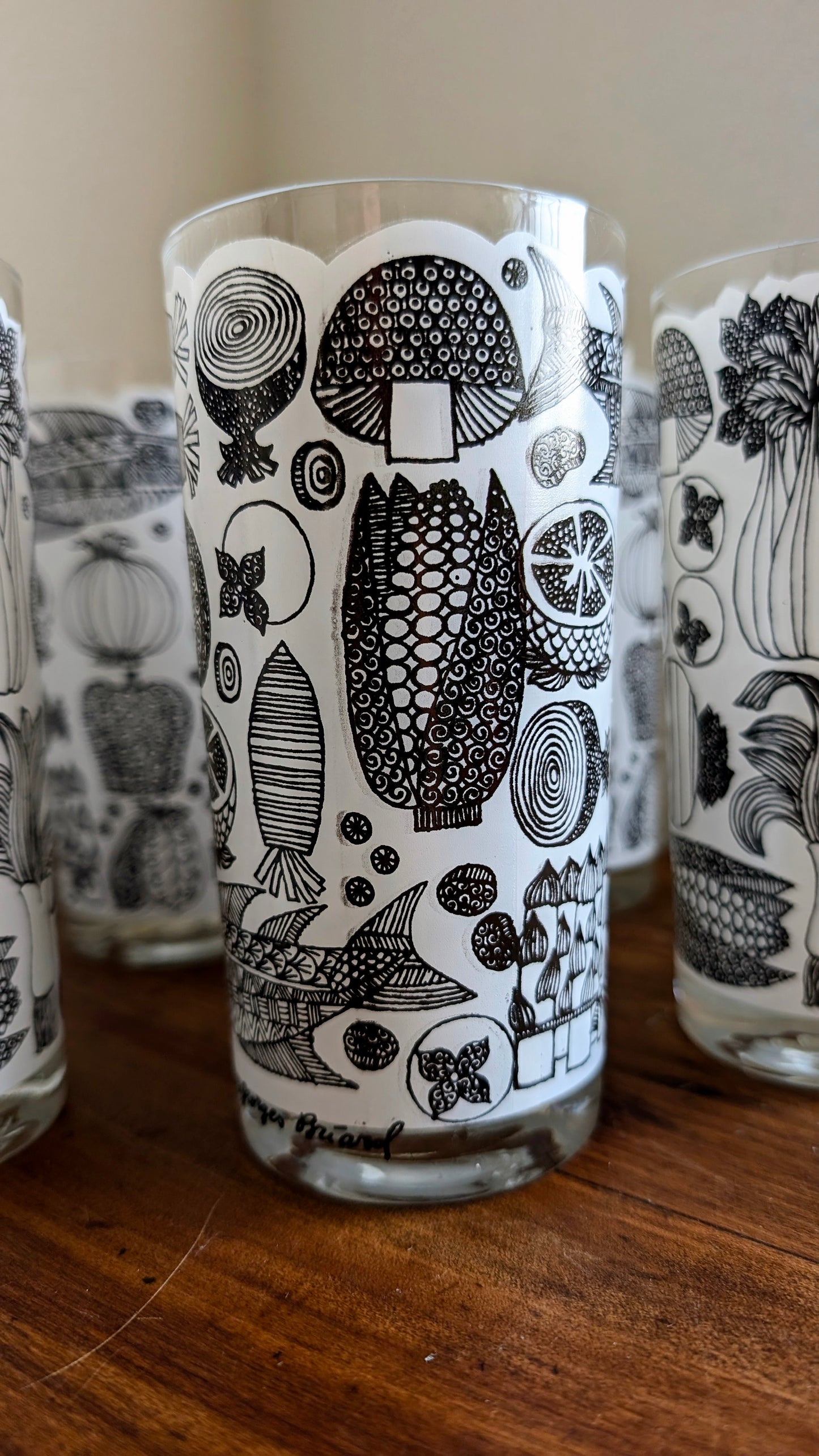 Georges Briard 'Foodie' Tumblers (set of 5)