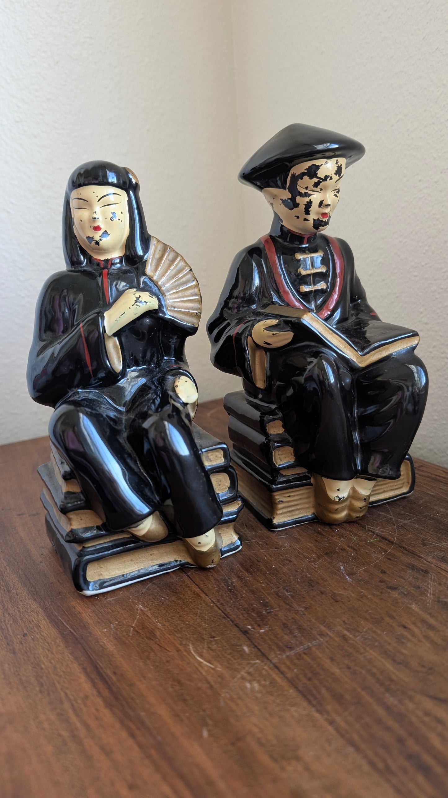 1950's Wales Japanese Porcelain Bookends