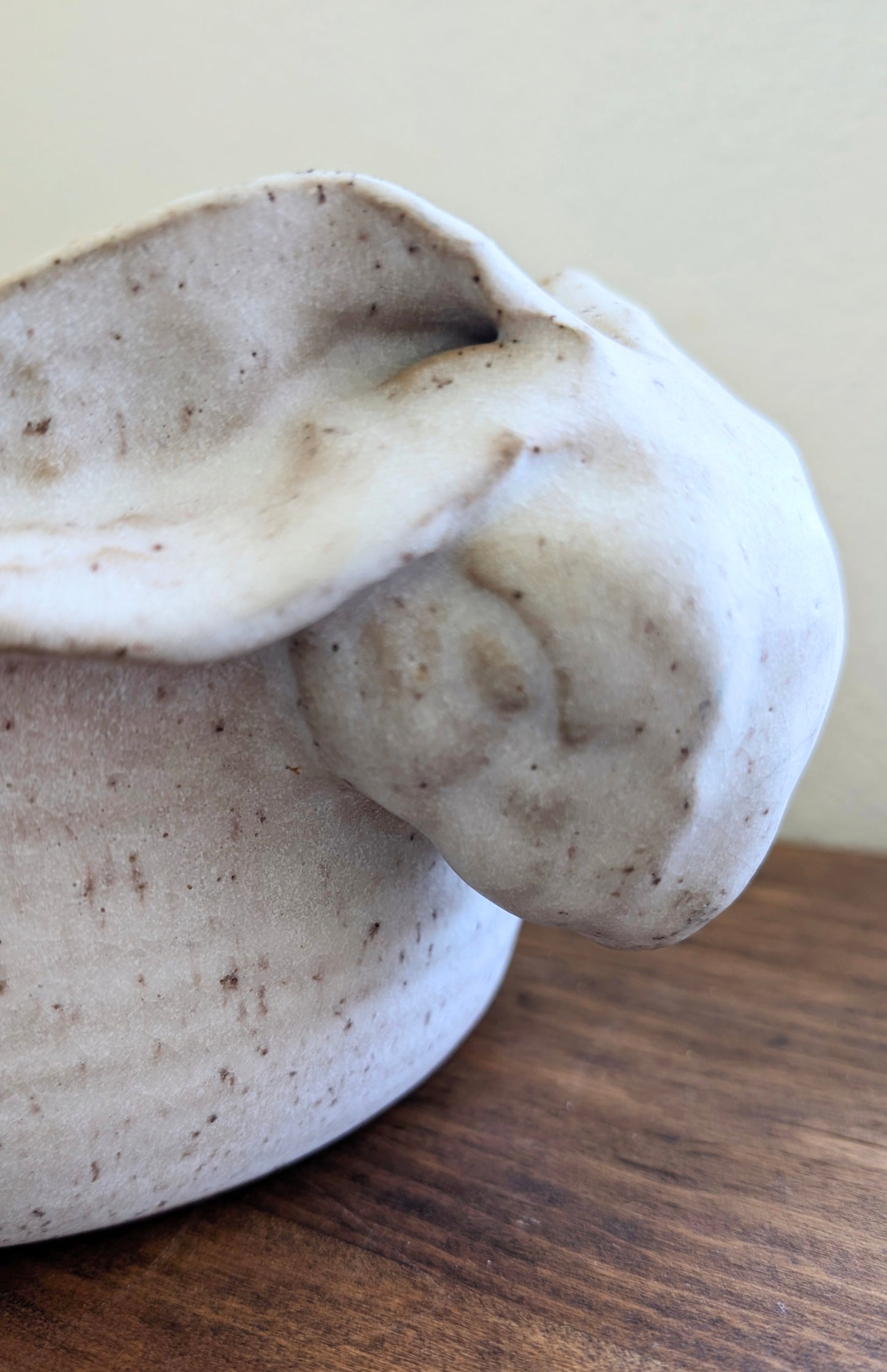 Handmade Pottery Rabbit Serving Vessel