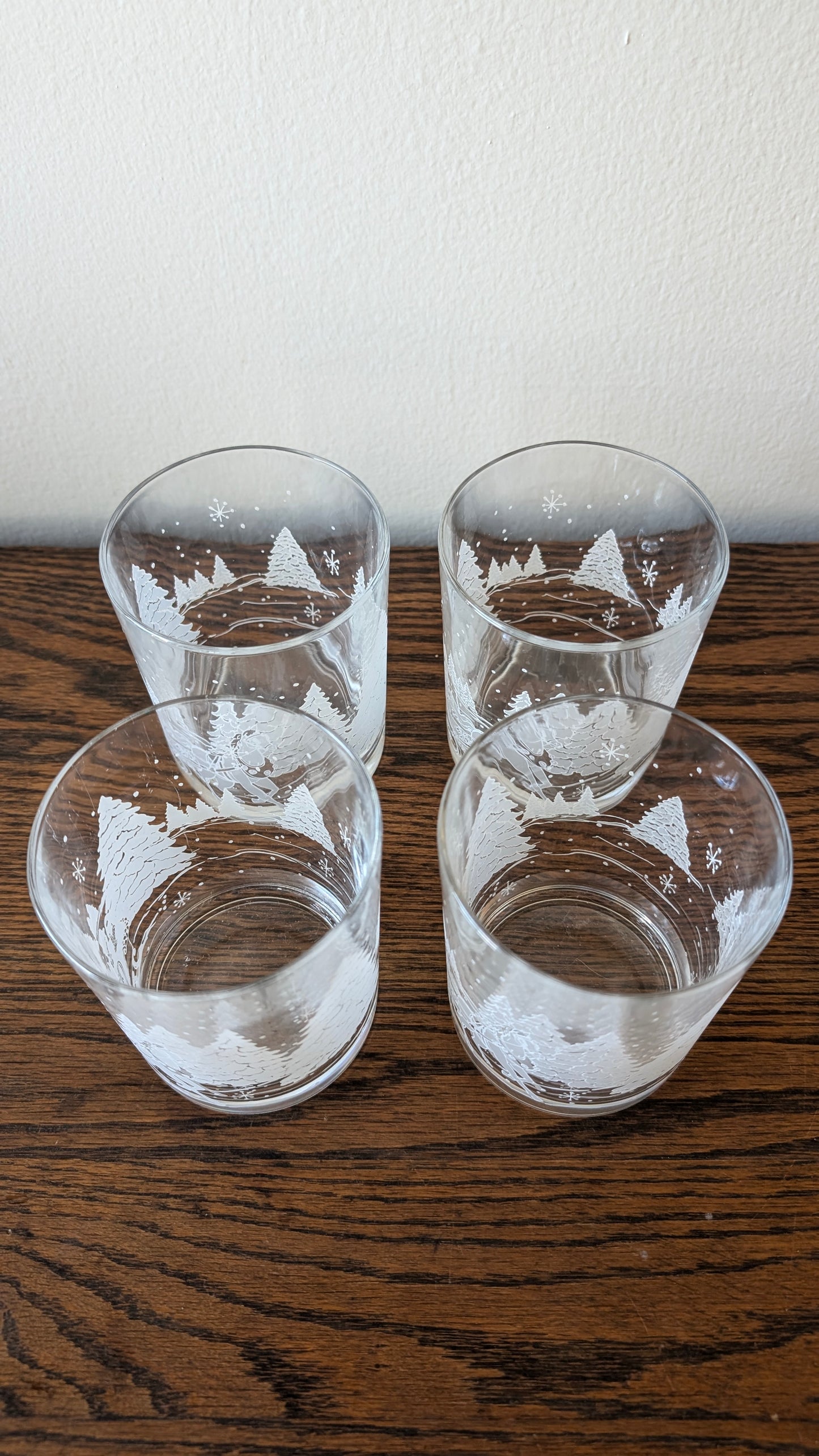 Avon Through the Woods Old Fashioned Glasses (set of 4)