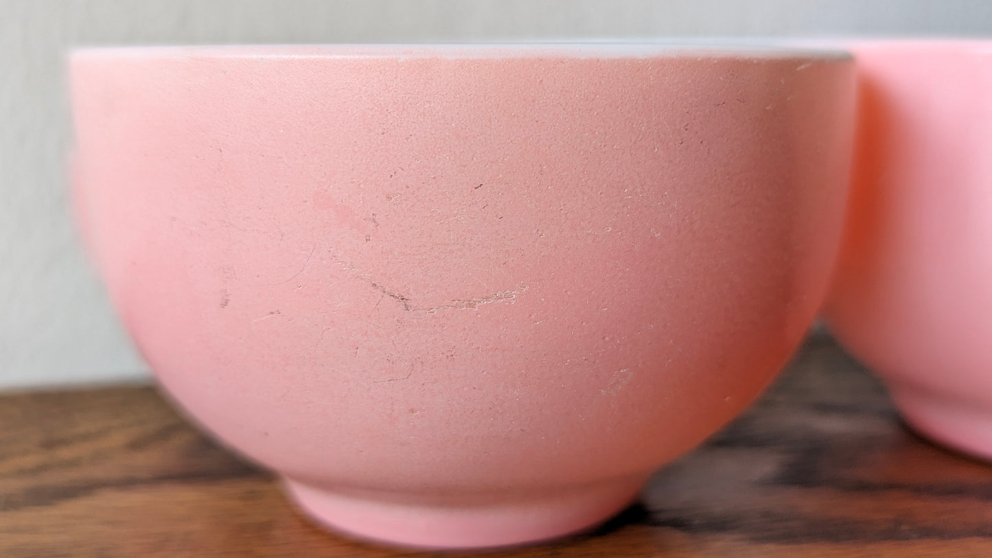 Pink Hazel Atlas TeaCups (set of two)