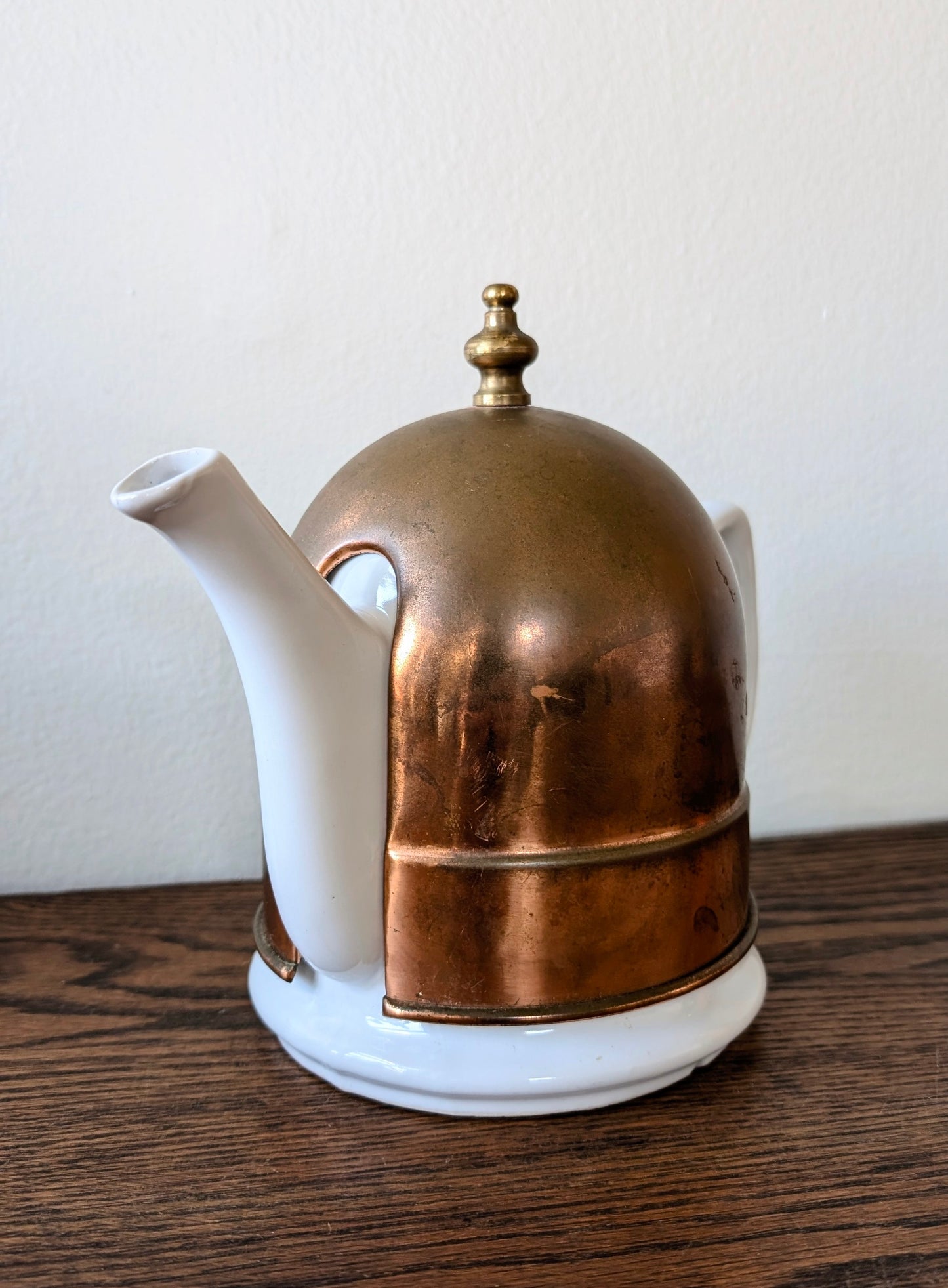 Copper insulated tea kettle