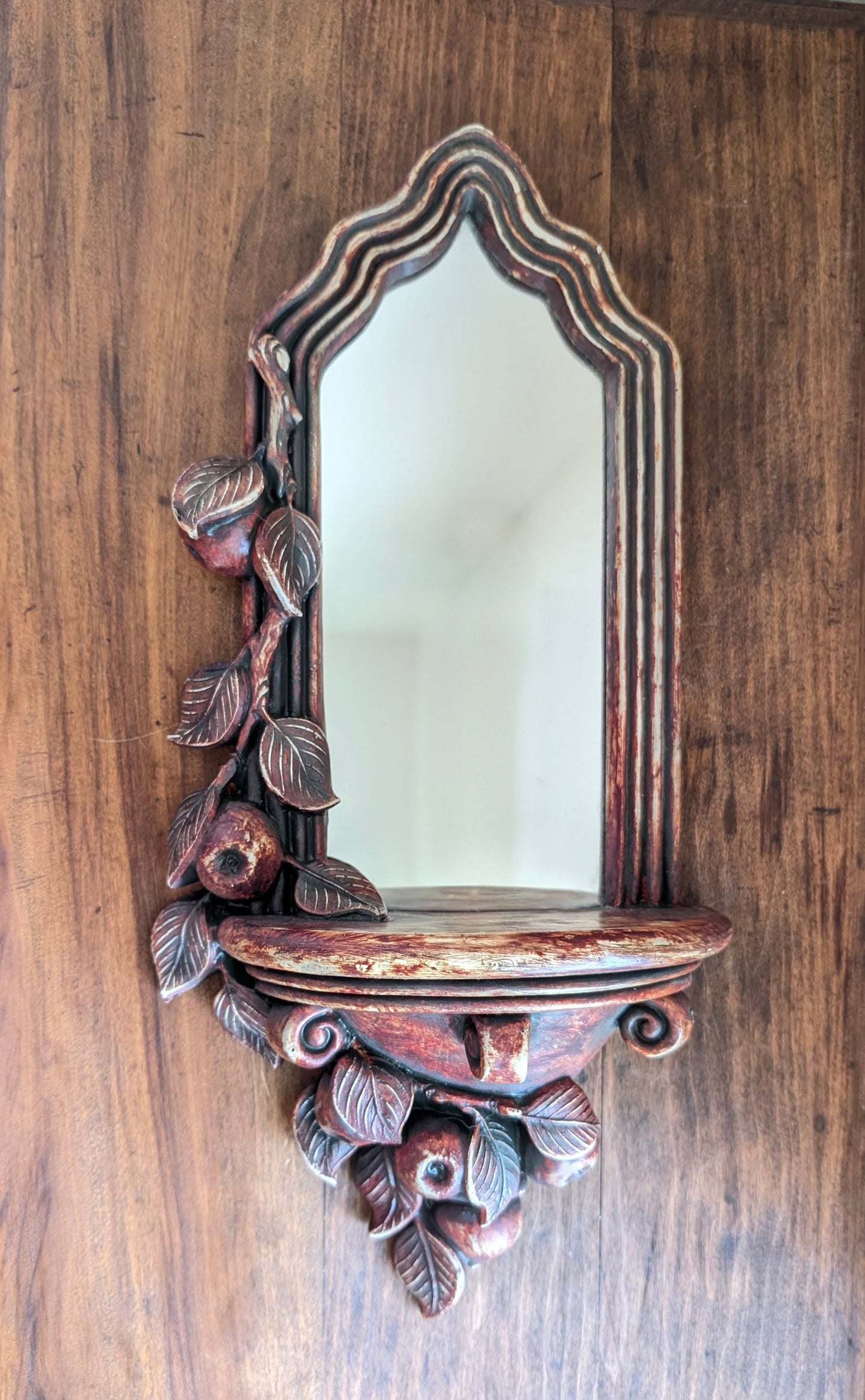 Carved Wood-like Mirror