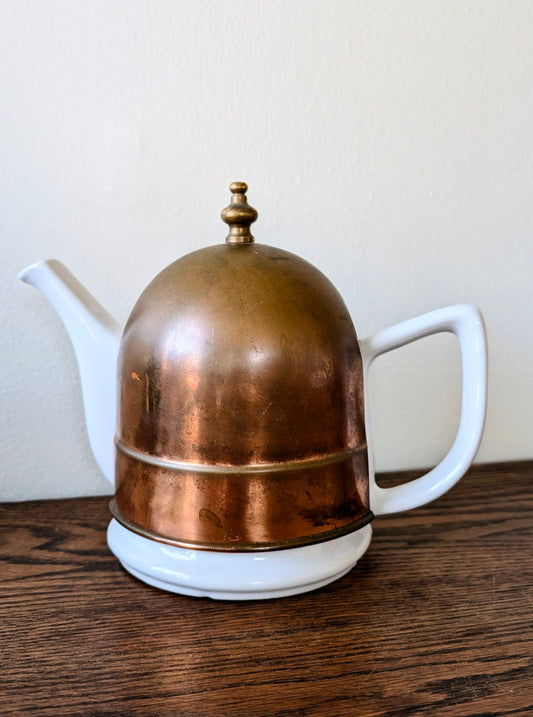 Copper insulated tea kettle