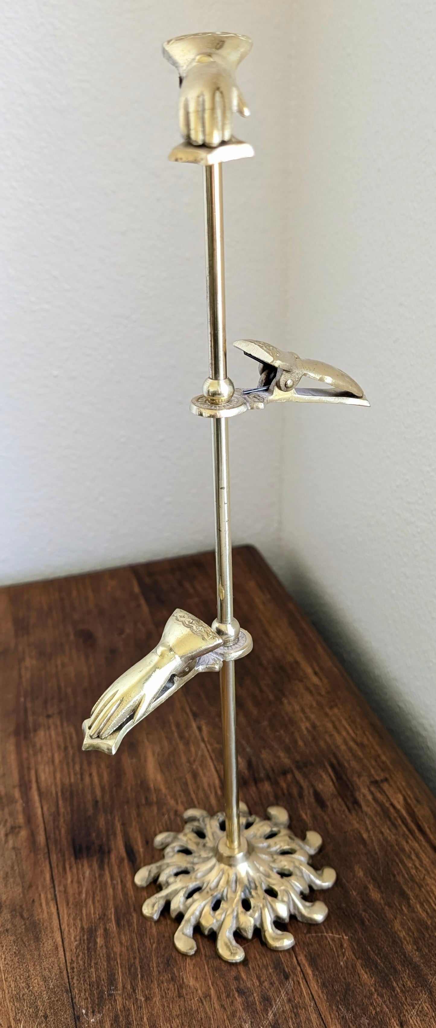Brass Hand Clamp Stand