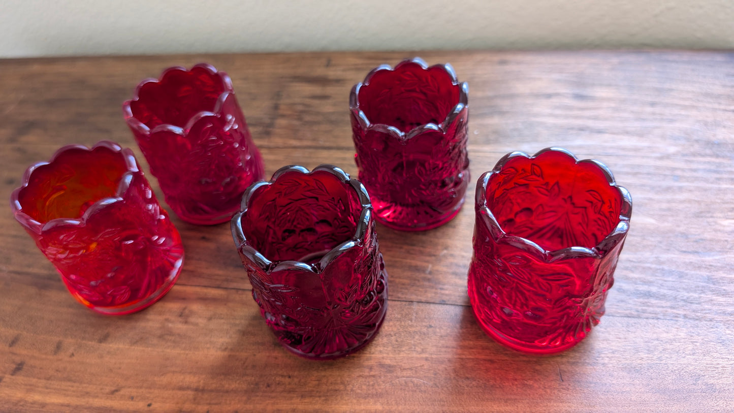 LG Wright Cherry Toothpick/Votives (set of 5)