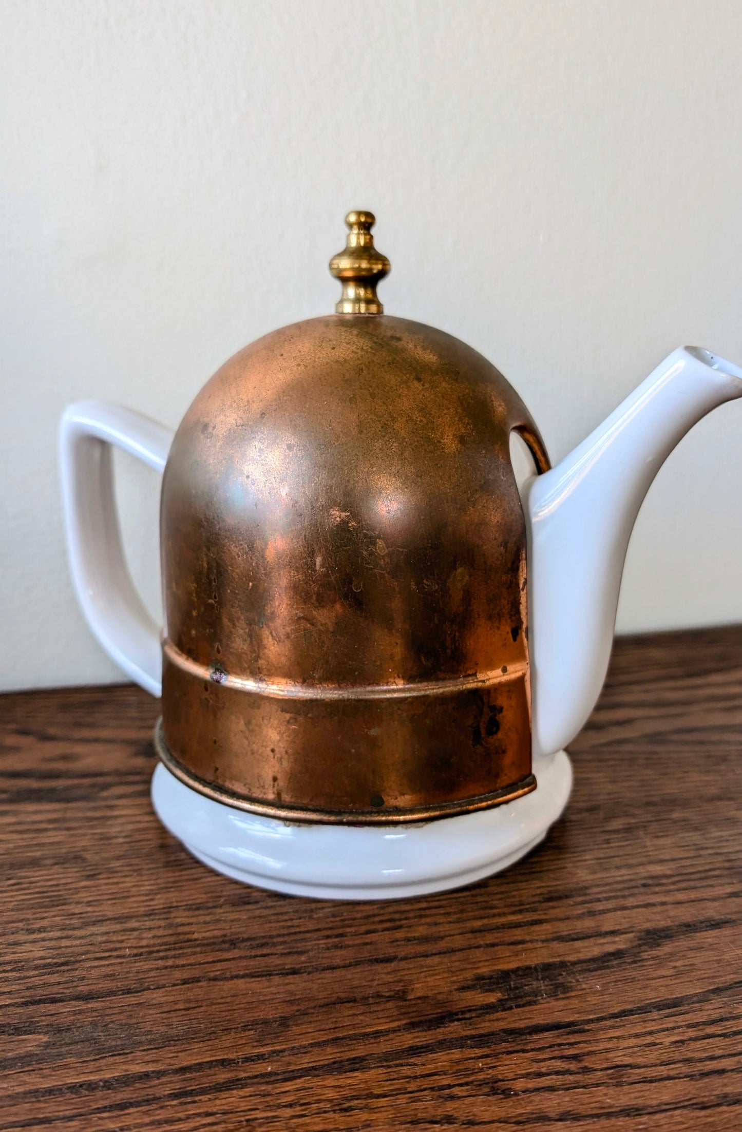 Copper insulated tea kettle